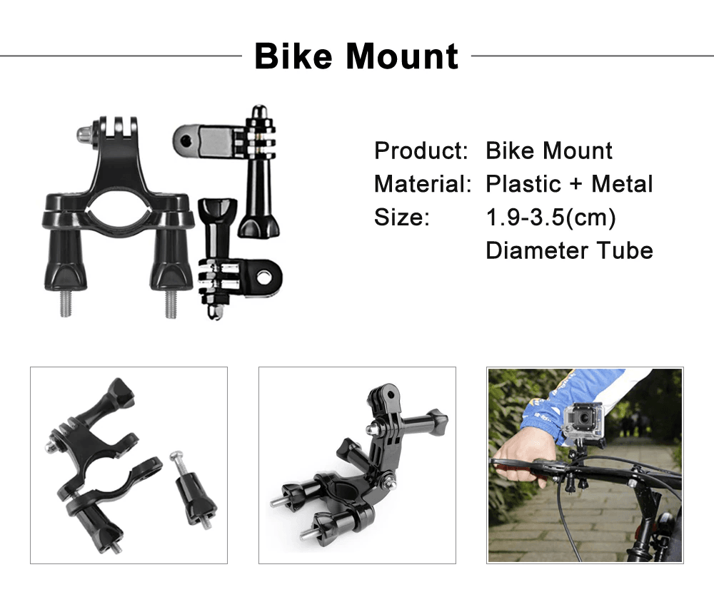 image-Accessories Kit Mount For GoPro Hero 11 10 9 8 7 6 Session