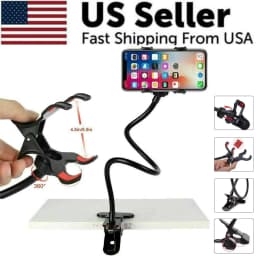 image-Universal Lazy Mobile Phone Gooseneck Stand Holder Flexible Bed Desk