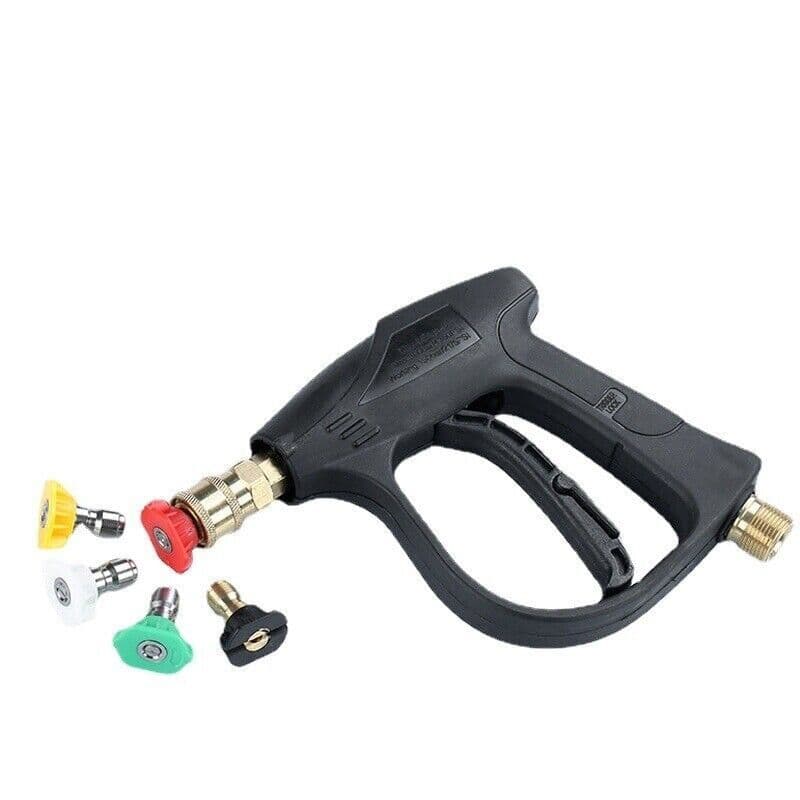 image-1/4" High Pressure Washer Gun 4000 PSI Car Wash Foam Spray Short Wand