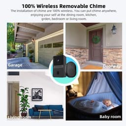 image-Smart Wireless WiFi Doorbell Intercom Video Camera Door Ring Bell