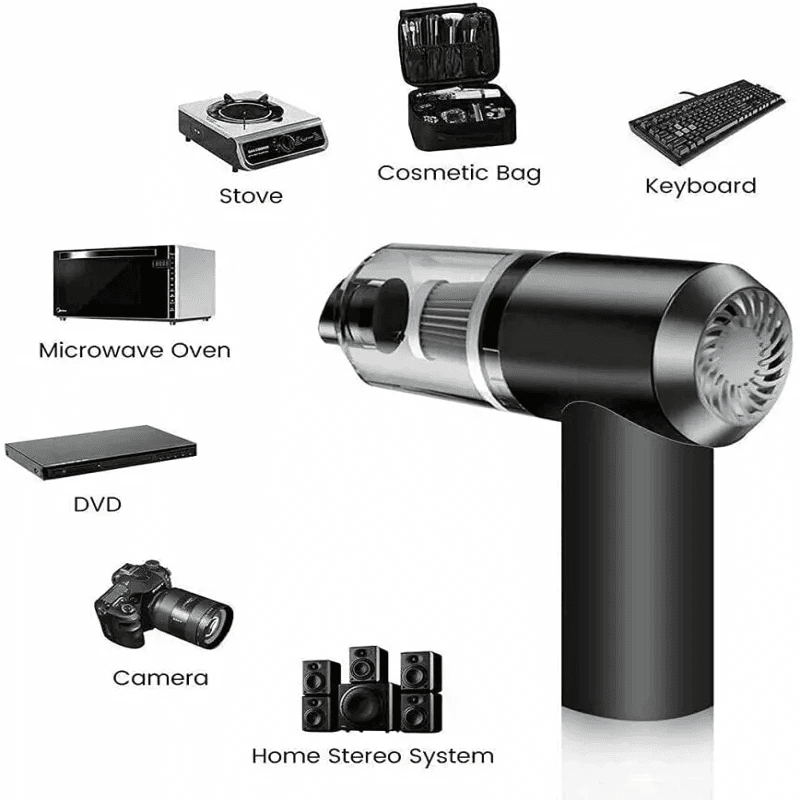 image-120W Cordless Handheld Vacuum Cleaner Small Mini Portable Car Auto
