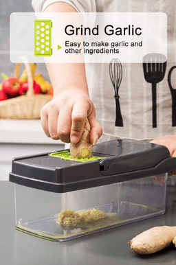image-15-In-1 Vegetable Fruit Chopper Cutter Food Onion Veggie Dicer Slicer