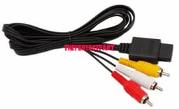 image-AC Adapter Power Supply & Audio Video A/V Cable for Nintendo GameCube
