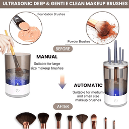 image-Automatic Brush Cleaner Electric Makeup Brush Cleaning Machine Fast