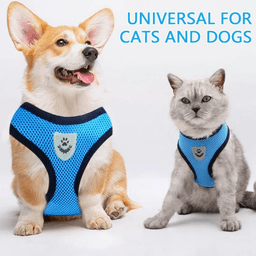 image-Cat Dog Pet Harness Adjustable Control Vest Dogs Reflective S M L XL
