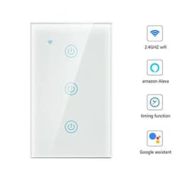 image-1/2/3/4 Gang WiFi Smart Wall Touch Light Switch Glass Panel For