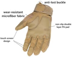 image-Tactical Motorcycle Motocross Full Finger Gloves Motorbike Riding
