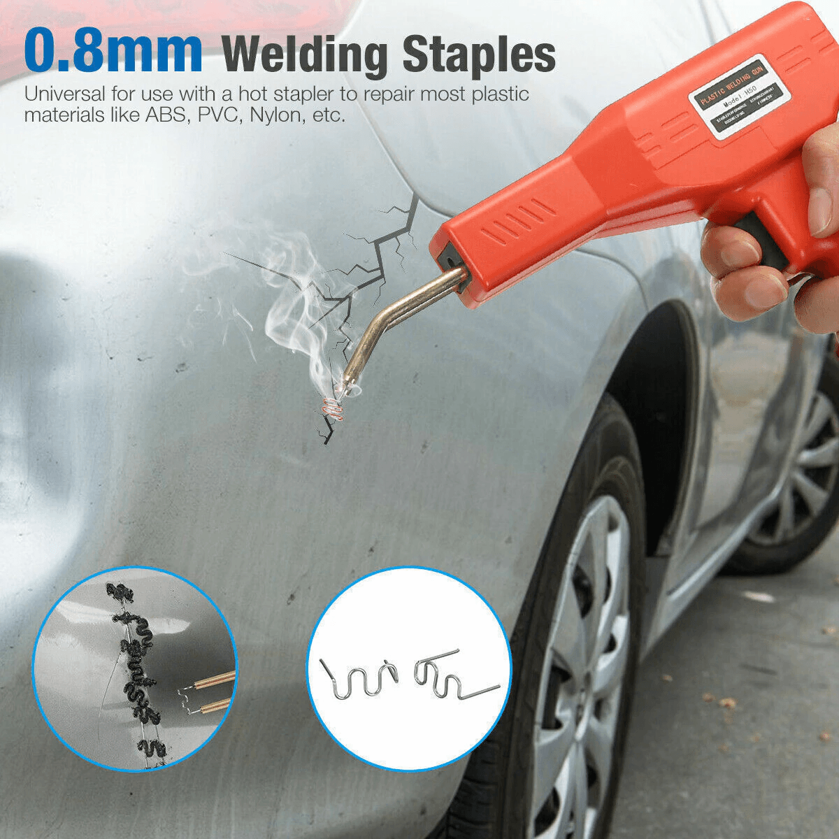 image-500PCS Hot Stapler Staples Repair Kit For Plastic Welder Gun Car