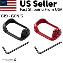 image-Anodized Aluminum Flared Magwell For Glock 19/17/22/24/31/34/35/37 Gen