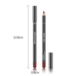 image-12Pcs Women Waterproof Lipstick Long Lasting Matte Lip Liner Pencil