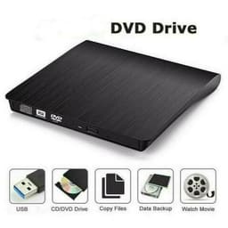 image-Slim External CD DVD RW Drive USB 3.0 Writer Burner Player Black For
