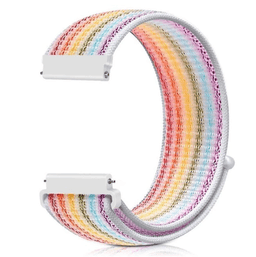 image-20mm 22mm Woven Nylon Sport Loop Watch Band Strap Quick Release Spring