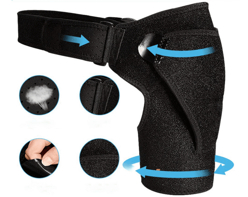 image-Shoulder Brace Support Compression Sleeve Torn Rotator Cuff AC Joint