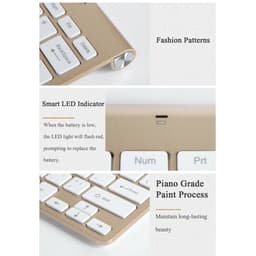 image-Mini Wireless Keyboard And Mouse Set Waterproof 2.4G For Mac Apple PC
