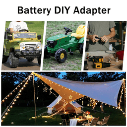 image-Power Connector DIY Battery Adapter Holder Dock For DeWalt 18V/20V Max