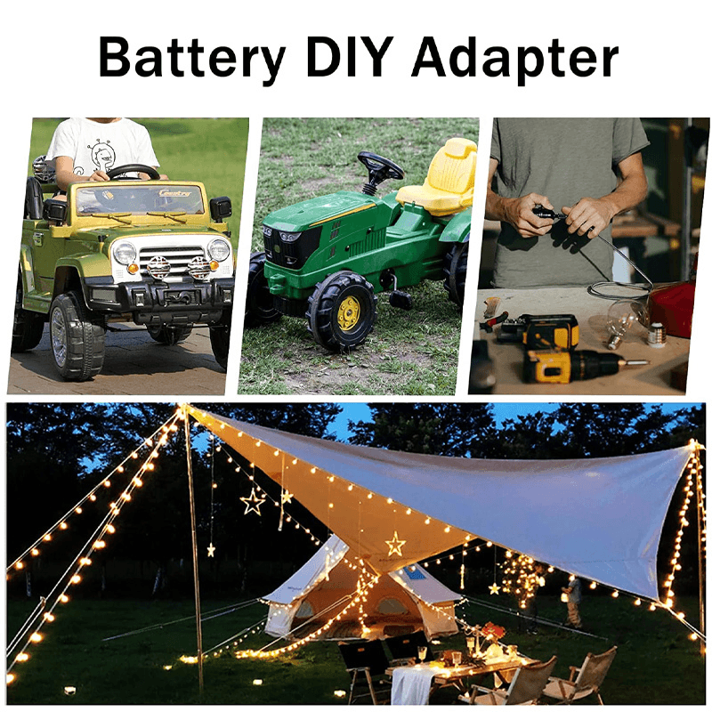 image-Power Connector DIY Battery Adapter Holder Dock For DeWalt 18V/20V Max
