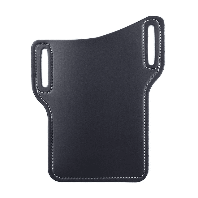 image-Men Cell Phone Belt Pack Bag Loop Waist Holster Pouch Case Leather