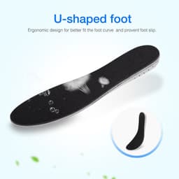 image-Men Women Invisible Height Increase Insoles Heel Lift Taller Shoe