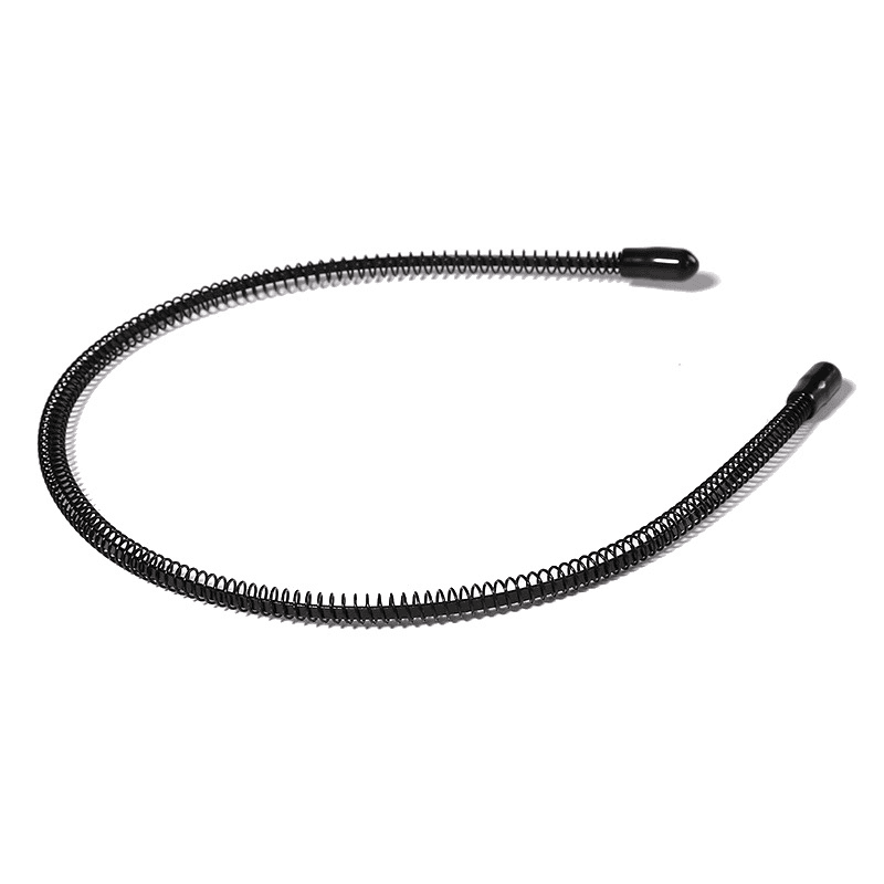 image-6Pcs Metal Hair Headband Wave Style Hoop Band Comb Sports Hairband Men
