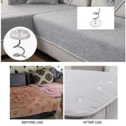 image-50 Pcs Upholstery Tacks Headliner Pins Clear Heads Twist Bed Fabric