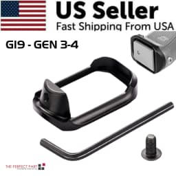 image-Anodized Aluminum Flared Magwell For Glock 19/17/22/24/31/34/35/37 Gen