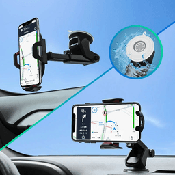 image-360° Universal Mount Holder Car Stand Windshield For Mobile Cell Phone