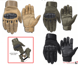 image-Tactical Motorcycle Motocross Full Finger Gloves Motorbike Riding