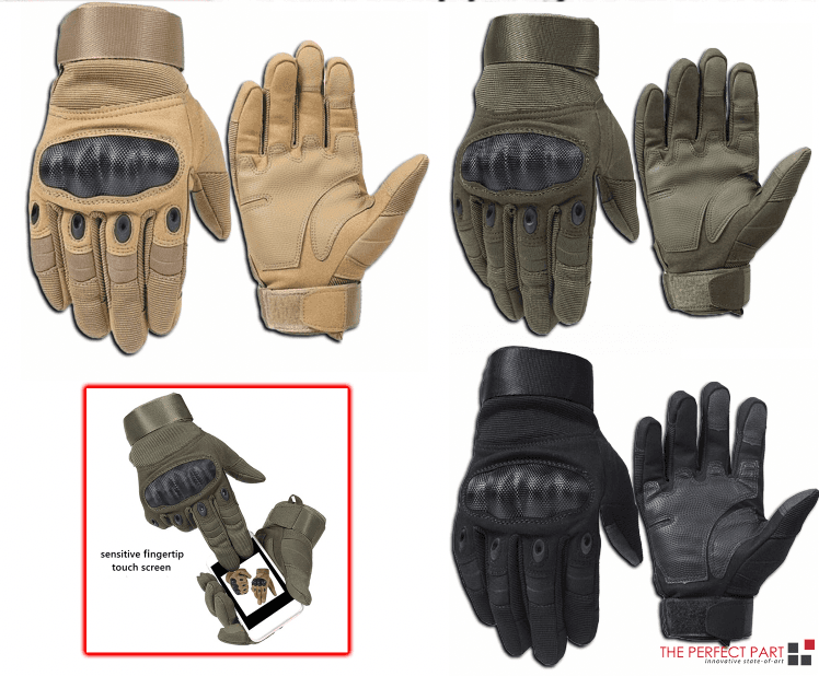 image-Tactical Motorcycle Motocross Full Finger Gloves Motorbike Riding