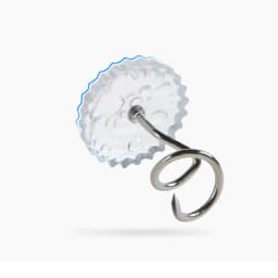 image-50 Pcs Upholstery Tacks Headliner Pins Clear Heads Twist Bed Fabric