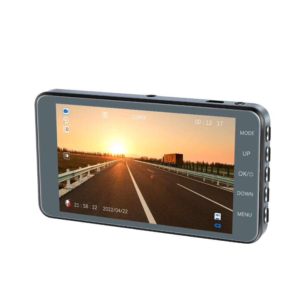 image-HD 1080P Car Dual Lens Dash Cam 4" DVR Recorder Front & Rear Camera