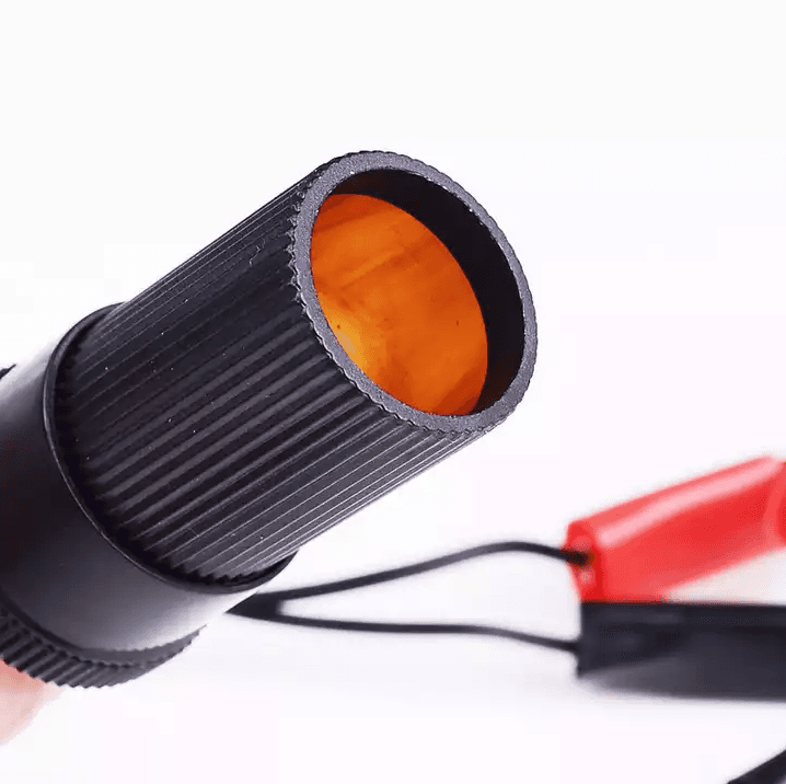 image-2PCS Car Battery Alligator Clamp Clip Cigarette Lighter Power Adapter