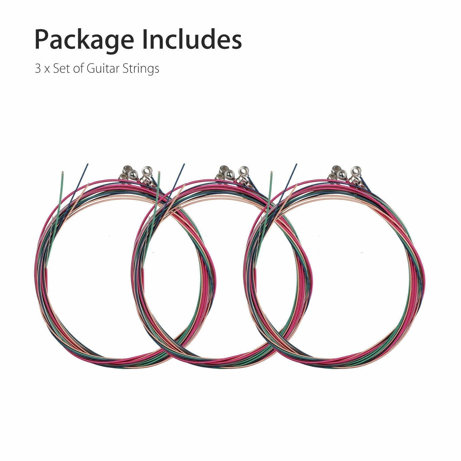 image-3 Sets of 6 Guitar Strings Replacement Steel String For Acoustic