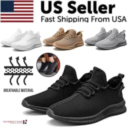 image-Running Shoes Sneakers Casual Men's Outdoor Athletic Jogging Sports