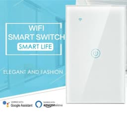 image-1/2/3/4 Gang WiFi Smart Wall Touch Light Switch Glass Panel For