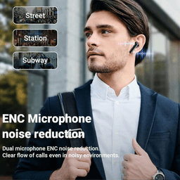 image-Bluetooth Earbuds Headset 5.3 Wireless Noise Cancelling TWS Trucker