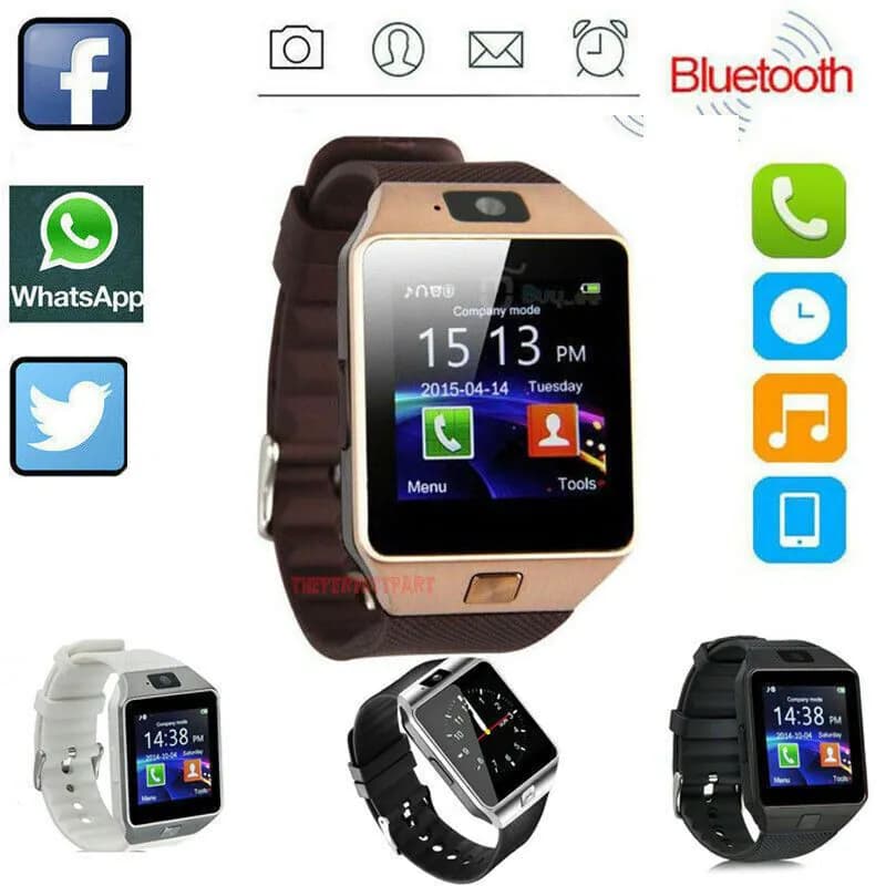 image-Bluetooth Smart Watch w/Camera Waterproof Phone Mate For Android