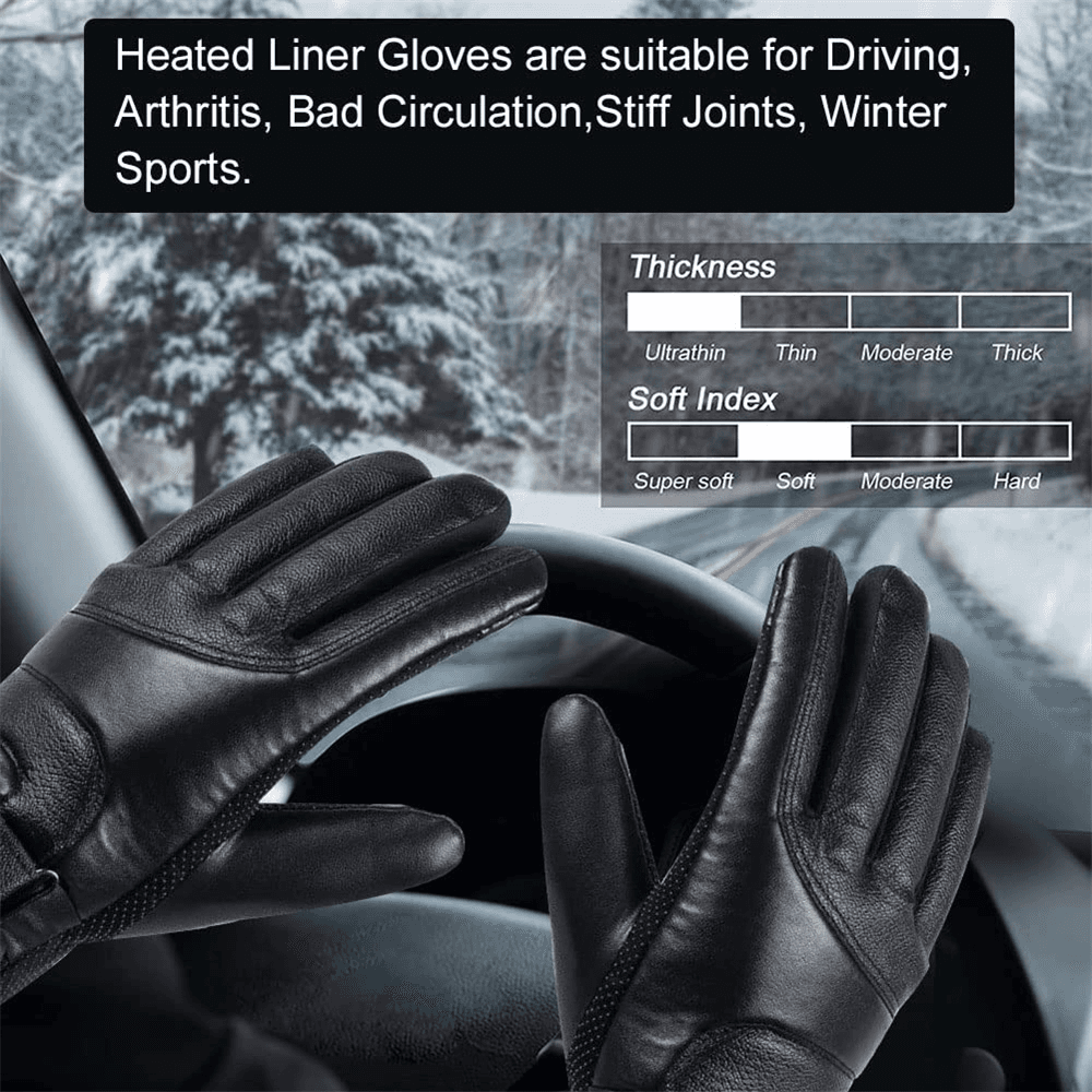 image-Electric USB Heated Gloves Winter Warming Thermal Ski Snow Hand Warm