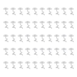 image-50 Pcs Upholstery Tacks Headliner Pins Clear Heads Twist Bed Fabric