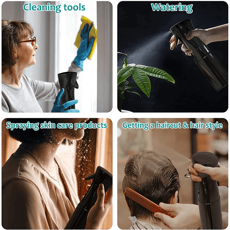 image-Continuous Mist Hair Spray Bottle Barber Water Sprayer Salon Plant