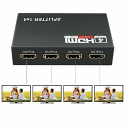 image-4 Port HDMI 4K Hub Multi Splitter & Amplifier For 3D HDTV 1080P 1X4 1