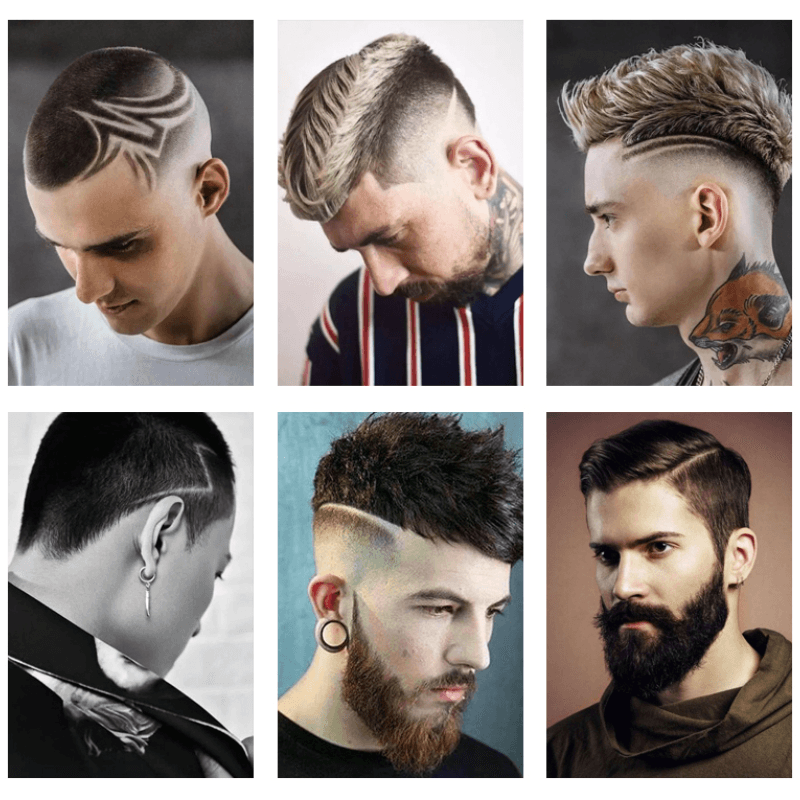 image-Professional Hair Clippers Trimmer Cutting Beard Cordless Barber