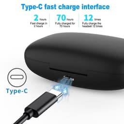 image-Bluetooth Headset TWS 5.0 Wireless Earphones Earbuds Headphones Stereo