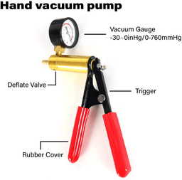 image-Hand Held Vacuum Pressure Pump Tester Set Brake Fluid Bleeder Bleeding