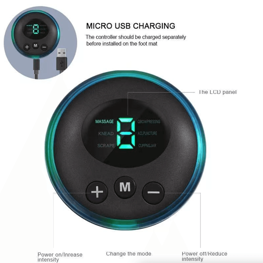 image-EMS Foot Massager Leg Reshaping Electric Deep Kneading Muscle Pain