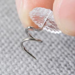 image-50 Pcs Upholstery Tacks Headliner Pins Clear Heads Twist Bed Fabric