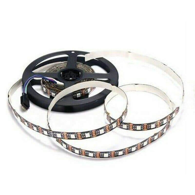 image-5V USB LED Strip Lights TV Back Light 5050 RGB Colour Changing with