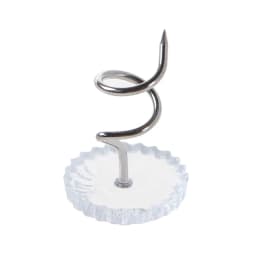 image-50 Pcs Upholstery Tacks Headliner Pins Clear Heads Twist Bed Fabric