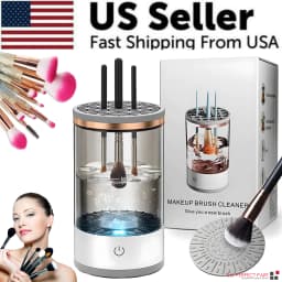 image-Automatic Brush Cleaner Electric Makeup Brush Cleaning Machine Fast