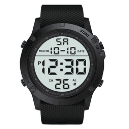 image-Waterproof Digital Sports Watch Military Tactical LED Backlight