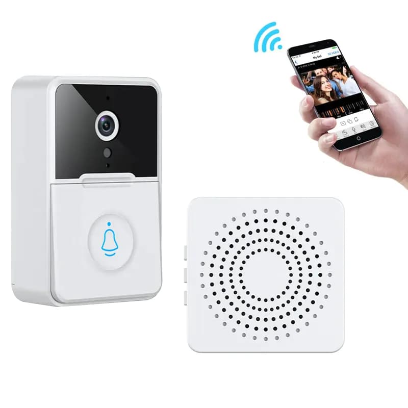 image-Wireless Security Smart WiFi Doorbell Intercom Video Camera Door Ring